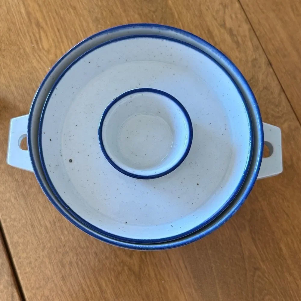 Blue Mist 1.5 Qt Round Covered Casserole by Dansk